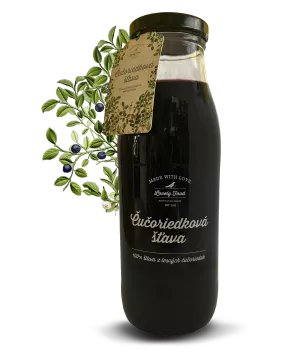 100% Čučoriedková šťava