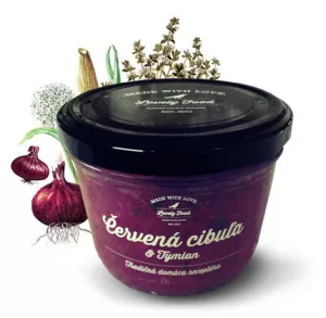 Červená cibuľa s tymiánom
